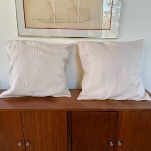 Linen Cream Pillow Covers